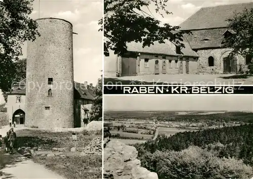 AK / Ansichtskarte Raben_Brandenburg Belzig Burg Rabenstein DJH Raben Brandenburg