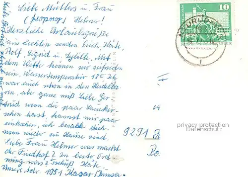 AK / Ansichtskarte Zechlin_Flecken Schwarzer See Oberschule Zechlin_Flecken