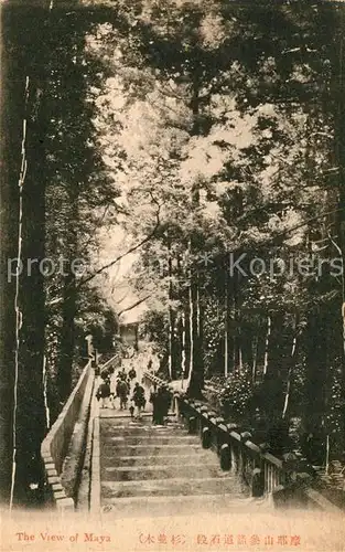 AK / Ansichtskarte Japan The View of Maya Japan