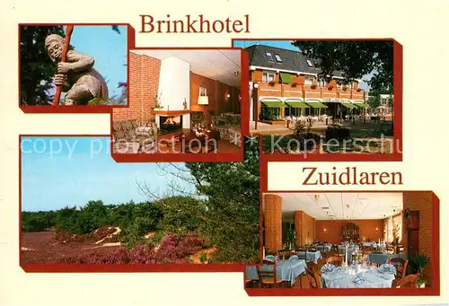 AK / Ansichtskarte Zuidlaren Cafe Restaurant Brinkhotel Zuidlaren