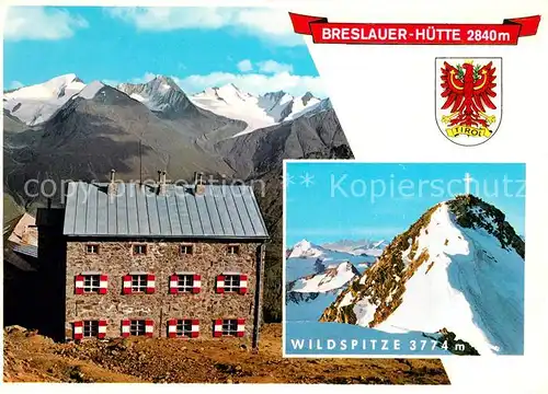 AK / Ansichtskarte Breslauerhuette Wildspitze Breslauerhuette