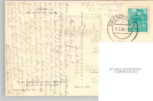 AK / Ansichtskarte Dresden Hofkirche Dresden