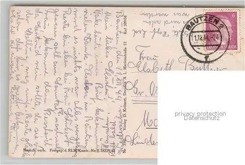 AK / Ansichtskarte Bautzen Spree Wasserturm Bautzen