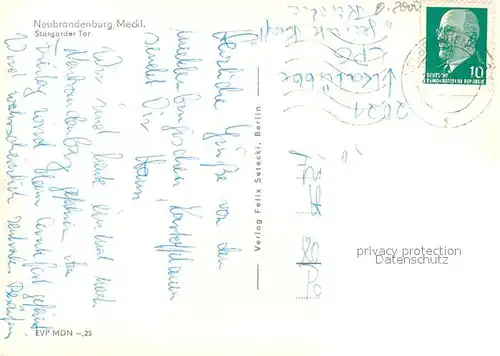 AK / Ansichtskarte Neubrandenburg Stargarder Tor Neubrandenburg