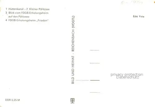 AK / Ansichtskarte Kleinzerlang Huettenkanal Paelitzsee Fahrgastschiffe FDGB Erholungsheime Kleinzerlang