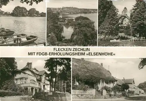AK / Ansichtskarte Flecken_Zechlin FDGB Erholungsheim Elsenhoehe Zechliner See Rheinsberger Seenplatte Flecken_Zechlin