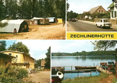 AK / Ansichtskarte Zechlinerhuette Campingplatz Rheinsberger Strasse FDGB Erholungsheim Schlabornsee Zechlinerhuette