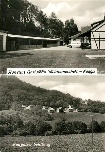 AK / Ansichtskarte Seega Restaurant Weidmannsheil Bungalow Siedlung Seega