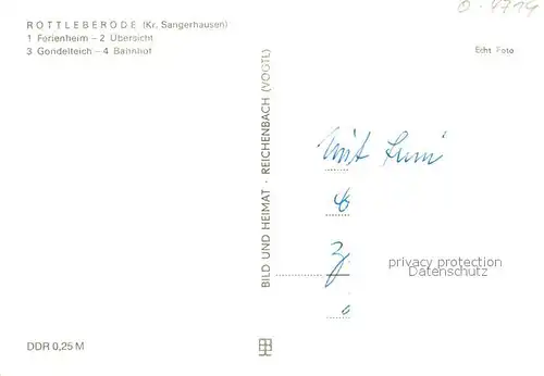 AK / Ansichtskarte Rottleberode Ferienheim Gondelteich Bahnhof Rottleberode