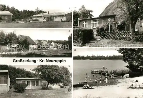 AK / Ansichtskarte Neuruppin Strand Kolonie Erholungsheim M?rkischer Hof Bungalowsiedlung VEB Sprelawerke Spremberg Neuruppin