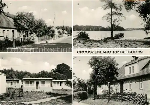 AK / Ansichtskarte Grosszerlang Kreis Neuruppin Kolonie Bootshafen P?litzsee Erholungsheim M?rkisches Haus Grosszerlang