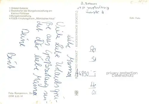 AK / Ansichtskarte Grosszerlang Kreis Neuruppin Kolonie Bootshafen P?litzsee Erholungsheim M?rkisches Haus Grosszerlang