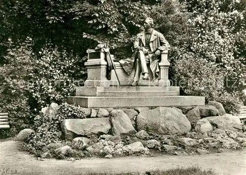 AK / Ansichtskarte Neuruppin Theodor Fontane Denkmal Neuruppin