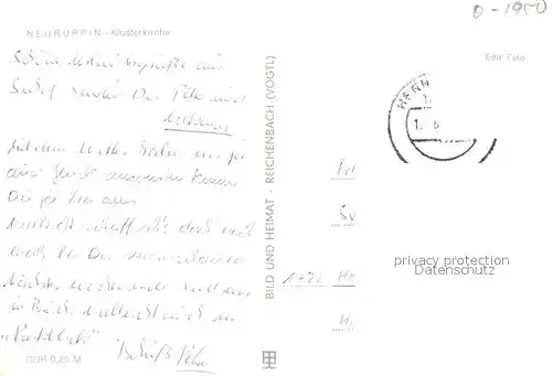 AK / Ansichtskarte Neuruppin Klosterkirche Neuruppin