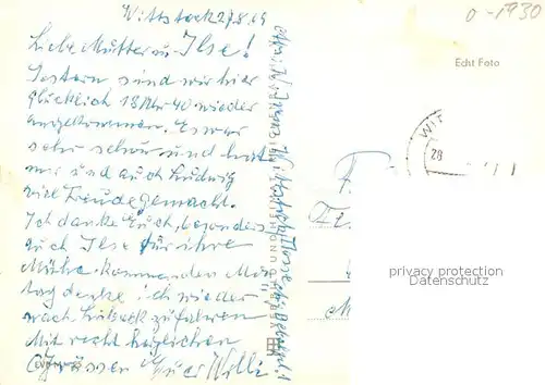 AK / Ansichtskarte Wittstock Gr?per Tor Krankenhaus Rathaus Ernst Th?lmann Platz Dosseteich Walter Schulz Platz Wittstock