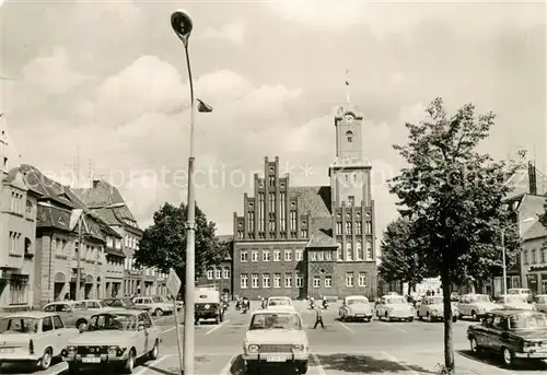 AK / Ansichtskarte Wittstock Rathaus Ernst Th?lmann Platz Wittstock