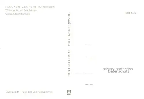 AK / Ansichtskarte Flecken_Zechlin Camping Wohnboote  Grosser Zechliner See Flecken_Zechlin