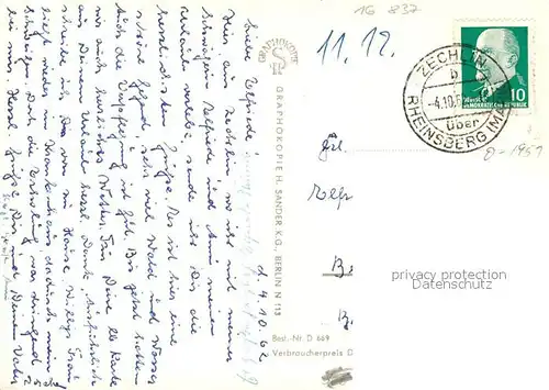 AK / Ansichtskarte Flecken_Zechlin Seepartien Flecken_Zechlin