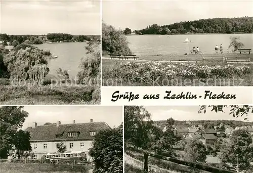 AK / Ansichtskarte Zechlin_Flecken Schwarzer See Oberschule Zechlin_Flecken