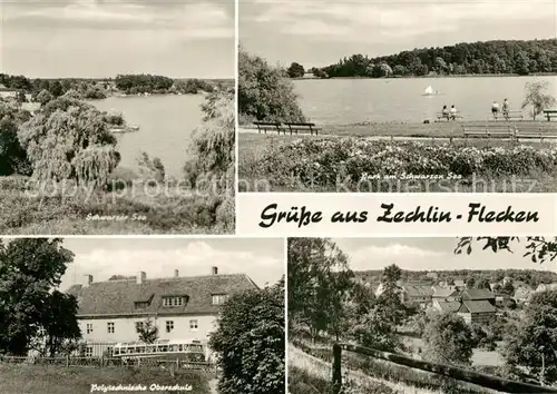 AK / Ansichtskarte Zechlin_Flecken Schwarzer See Polytechnische Oberschule Zechlin_Flecken
