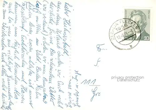 AK / Ansichtskarte Zechlin_Flecken Schwarzer See Polytechnische Oberschule Zechlin_Flecken