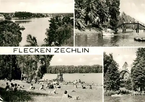 AK / Ansichtskarte Flecken_Zechlin Strand  Flecken_Zechlin