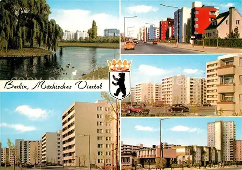 AK / Ansichtskarte Berlin Maerkisches Viertel Teilansichten Berlin