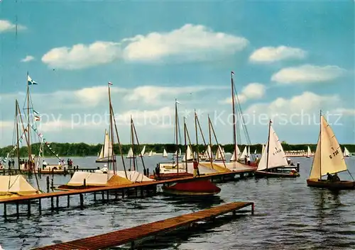 AK / Ansichtskarte Berlin Tegeler See Segelregatta Berlin