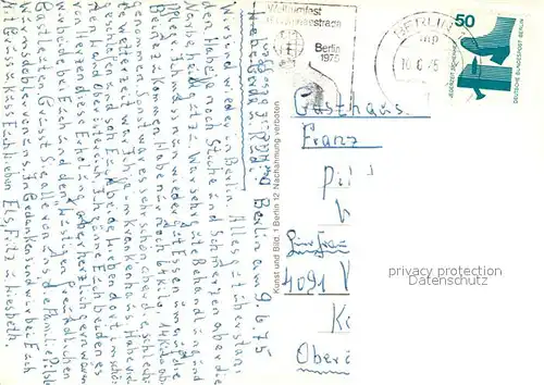 AK / Ansichtskarte Berlin Bernhausener Ring Wilhelmsruher Damm Berlin