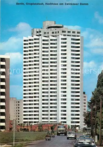 AK / Ansichtskarte Berlin Gropiusstadt Hochhaus am Zwickauer Damm Berlin