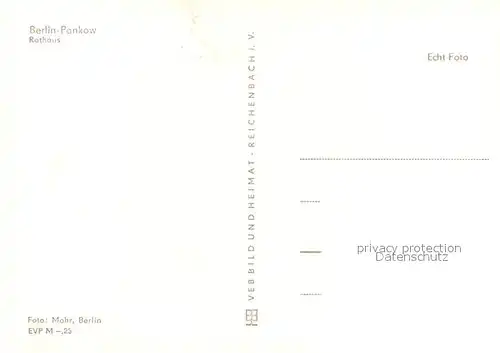 AK / Ansichtskarte Pankow Rathaus Pankow