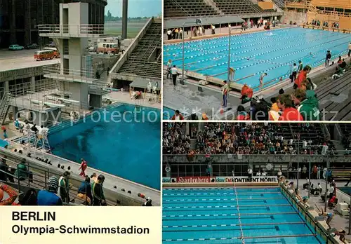 AK / Ansichtskarte Berlin Olympia Schwimmstadion Schwimmbecken Berlin