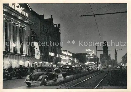 AK / Ansichtskarte Berlin bei Nacht Berlin