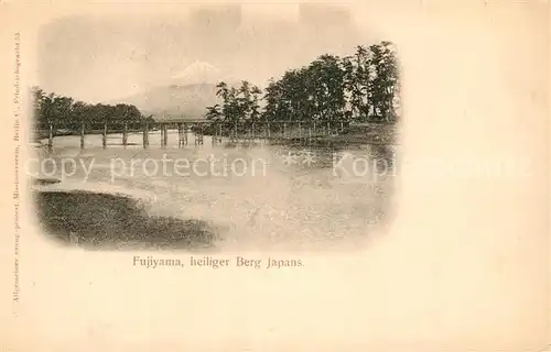AK / Ansichtskarte Fuji Fujiyama heiliger Berg Fuji