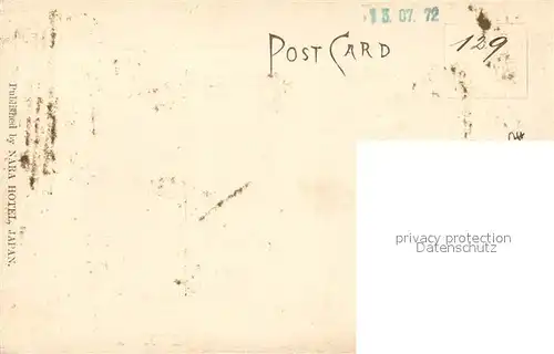 AK / Ansichtskarte Nara Sagi Ike Nara