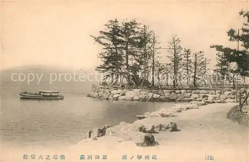 AK / Ansichtskarte Japan See Boot Park Japan