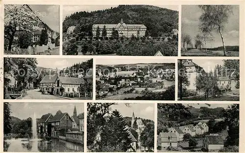 AK / Ansichtskarte Denklingen_Oberbergischer_Kreis Teilansichten Landschaftspanorama Erholungsheim Denklingen_Oberbergischer