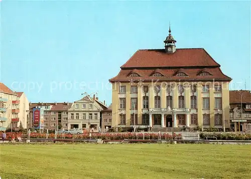 AK / Ansichtskarte Malchin_Demmin Blick zum Rathaus Malchin Demmin