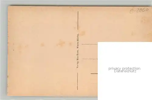 AK / Ansichtskarte Waren_Mueritz Blick vom Stuede auf die Stadt Kirche Waren Mueritz