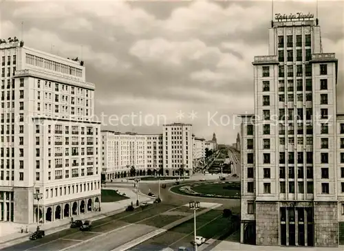 AK / Ansichtskarte Berlin Hochhaeuser am Strausberger Platz Berlin