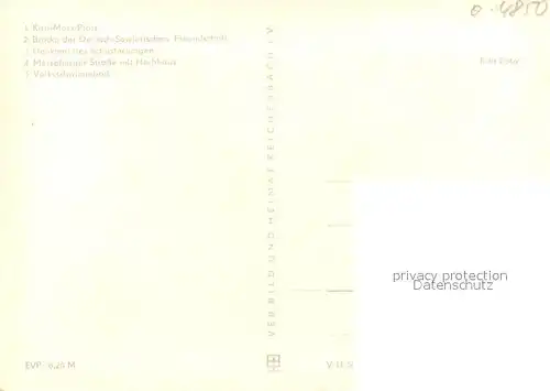 AK / Ansichtskarte Weissenfels_Saale Karl Marx Platz Bruecke der DSF Denkmal des Schusterjungen Merseburger Strasse Hochhaus Schwimmbad Weissenfels_Saale