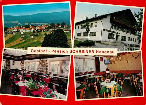 AK / Ansichtskarte Hohenau_Niederbayern Gasthaus Pension Schreiner Hohenau Niederbayern