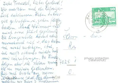 AK / Ansichtskarte Rastenberg Freibad Rathaus  Rastenberg