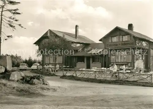AK / Ansichtskarte Brotterode Waldsch?nke Dreiherrenstein am Rennsteig Brotterode