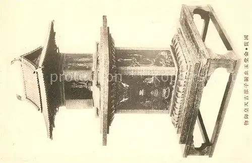 AK / Ansichtskarte Japan Shrine Buddha Statue Japan