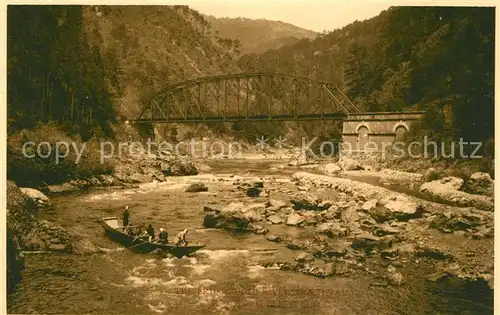 AK / Ansichtskarte Arashiyama_Kyoto Bridge Houzu River Arashiyama Kyoto