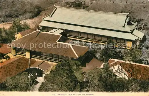 AK / Ansichtskarte Japan Hot Spring Tea House Japan