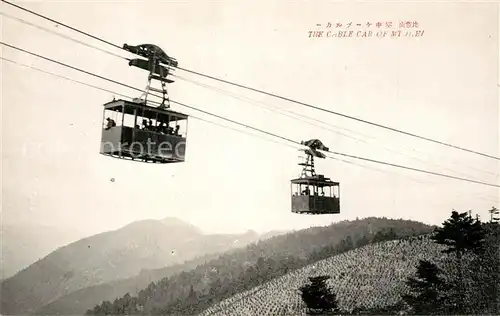 AK / Ansichtskarte Mount_Hiei_Japan Seilbahn 