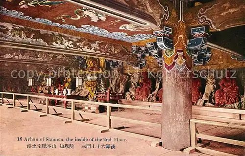 AK / Ansichtskarte Kyoto Arhan Sanmon 2nd Floor Kyoto
