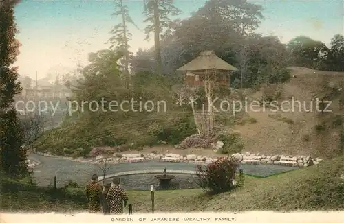 AK / Ansichtskarte Japan Garden of Japanese Wealthy Family Japan